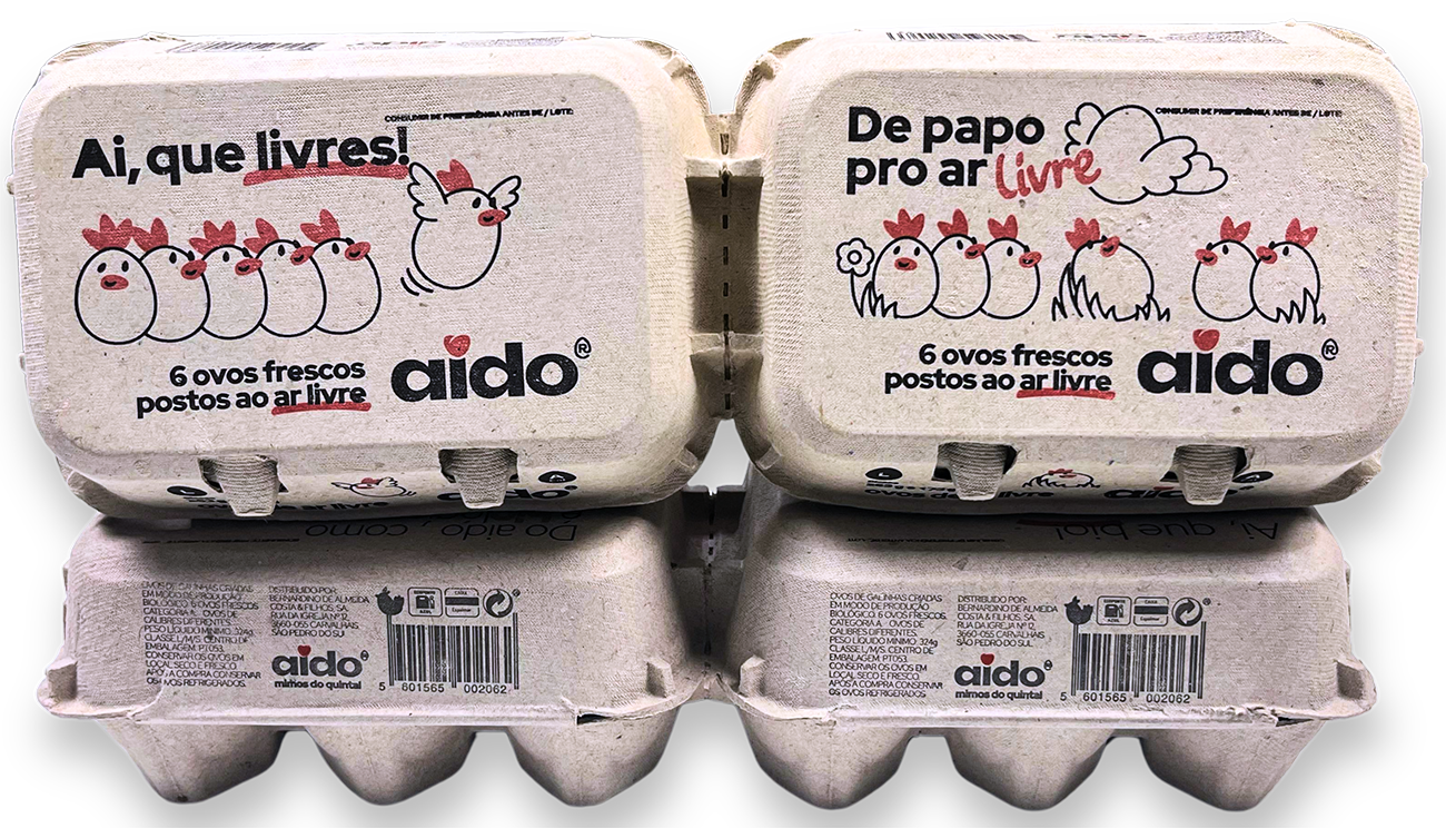 Embalagens Ovos de ar livre